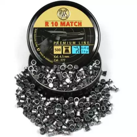 RWS R10 Match 4.49mm 0,45g 7,0gr - Ilma-aseiden Luodit 4,5 mm - 4000294154416 - 1