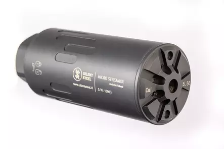 Silent Steel Micro Flow Streamer QD Äänenvaimennin Musta - Äänenvaimentimet - MST556B-SS - 2